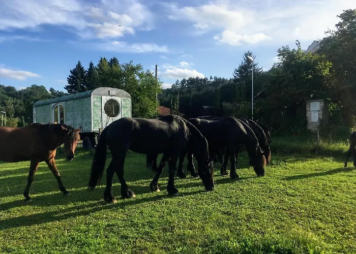 خيمة فخمة Glamping - Stylova Maringotka V Srdci Ladova Kraje, Pobliz Hlavniho Mesta Prahy